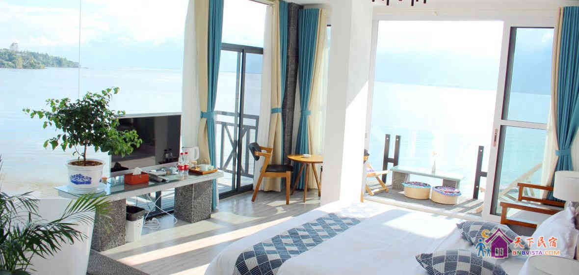 270度无敌海景亲水双阳台大床房