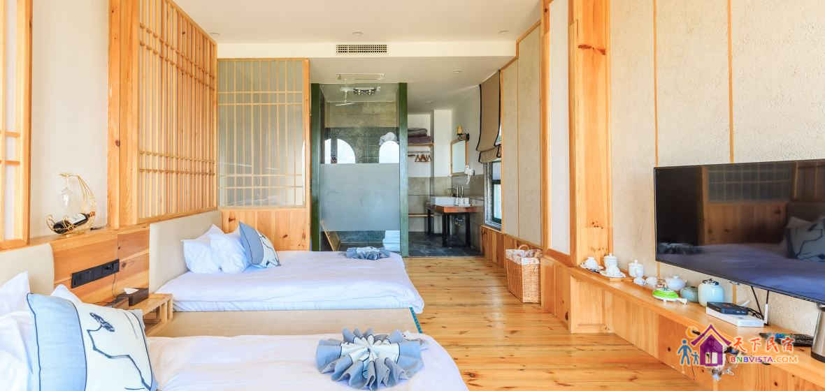 豪华海景双床房