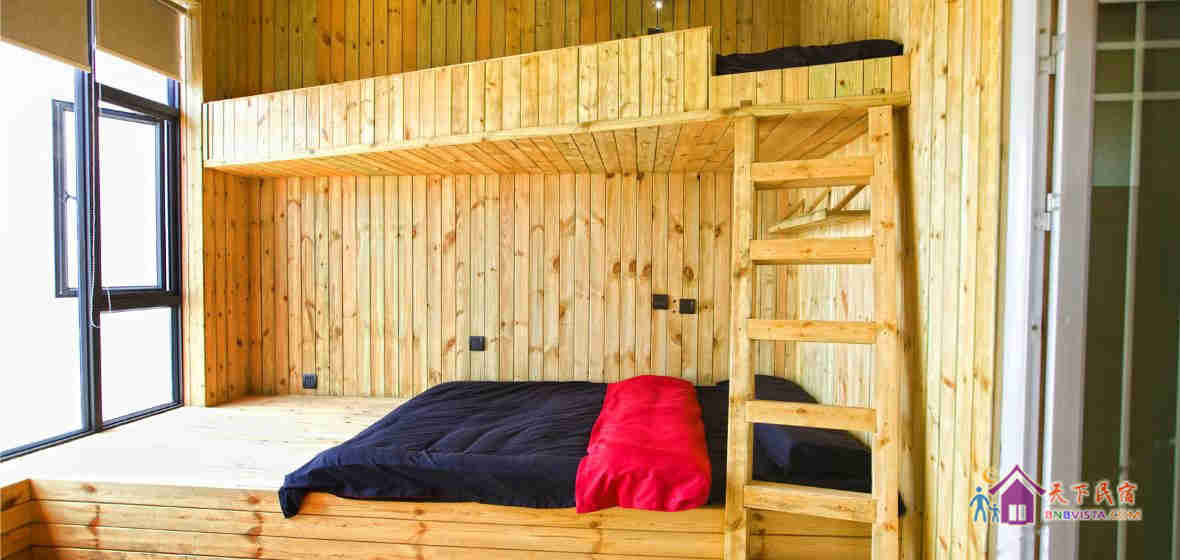 北欧木屋·西方经典主题大床房