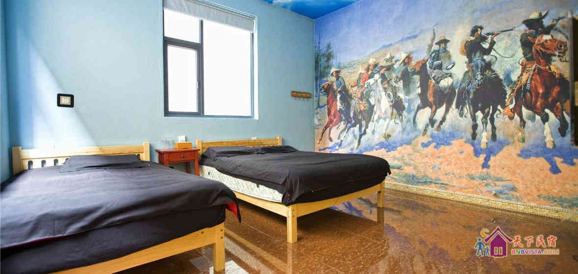 西部牛仔·家庭温馨主题双床房