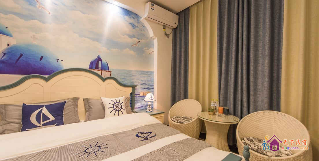 圣托里尼—地中海风情大床房