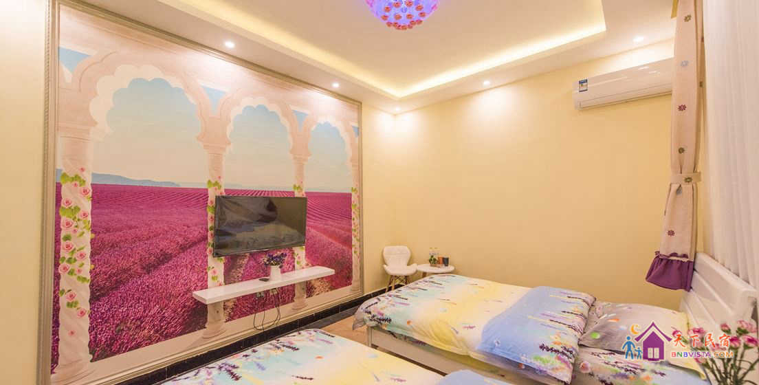 普罗旺斯—薰衣草双床房