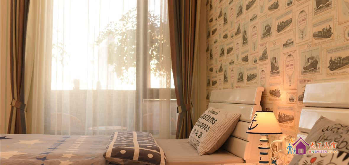 蔚蓝风情—地中海风情双床房