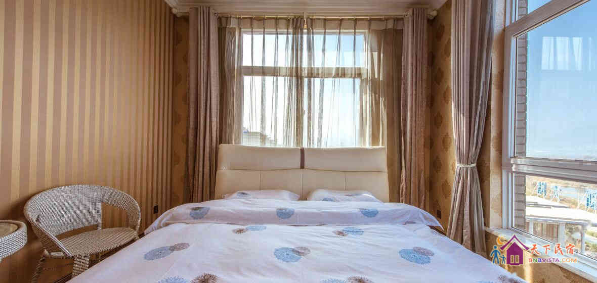 水漫声舒适海景大床房