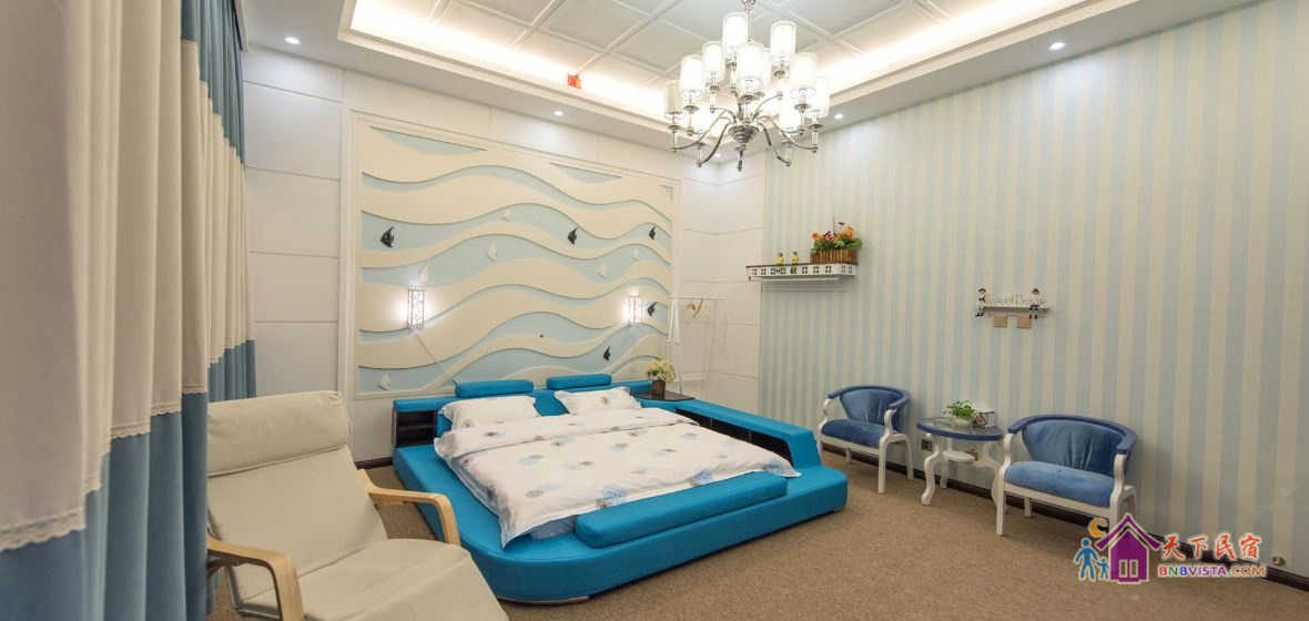 恋之风景浪漫海景情侣大床房