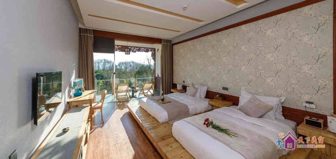 梅溪榻榻米海景双床房