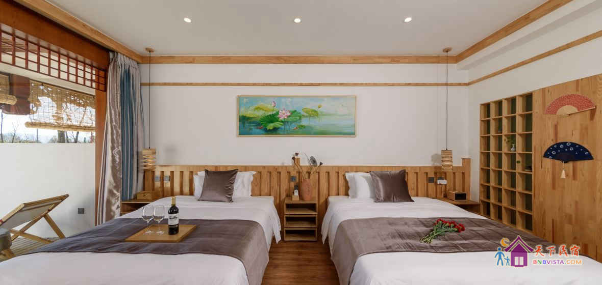 隐仙花园双床房