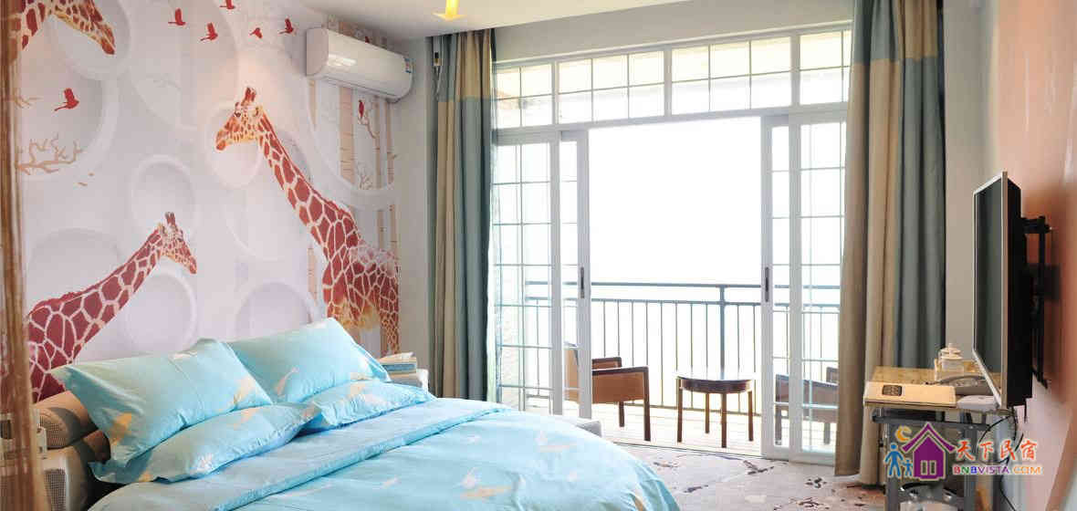 奢华海景圆床房