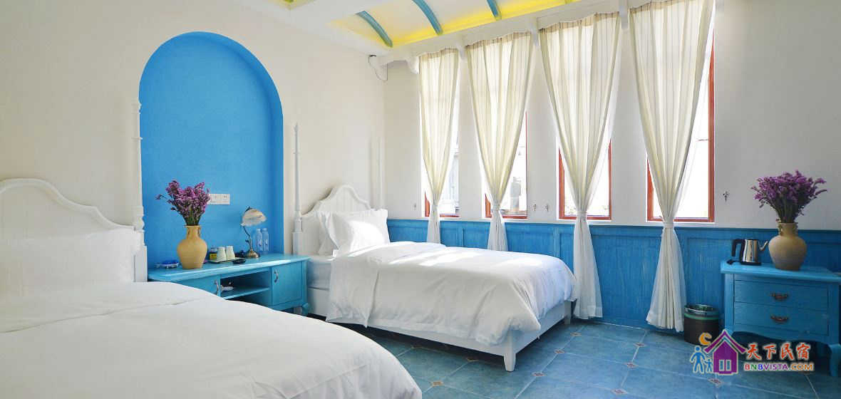 地中海特色双床房