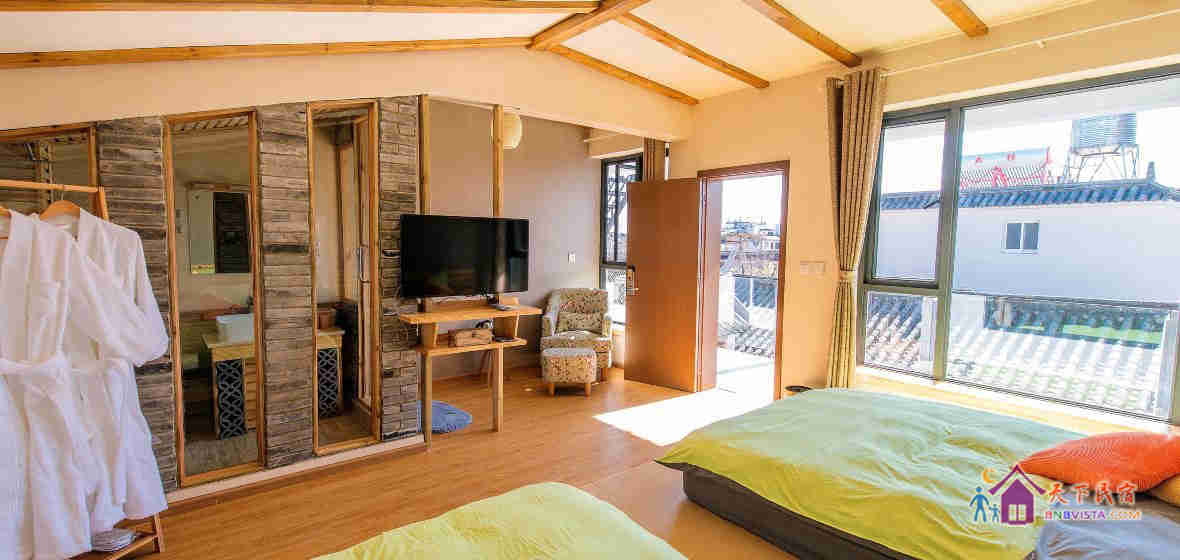 豪华景观榻榻米温馨双床房