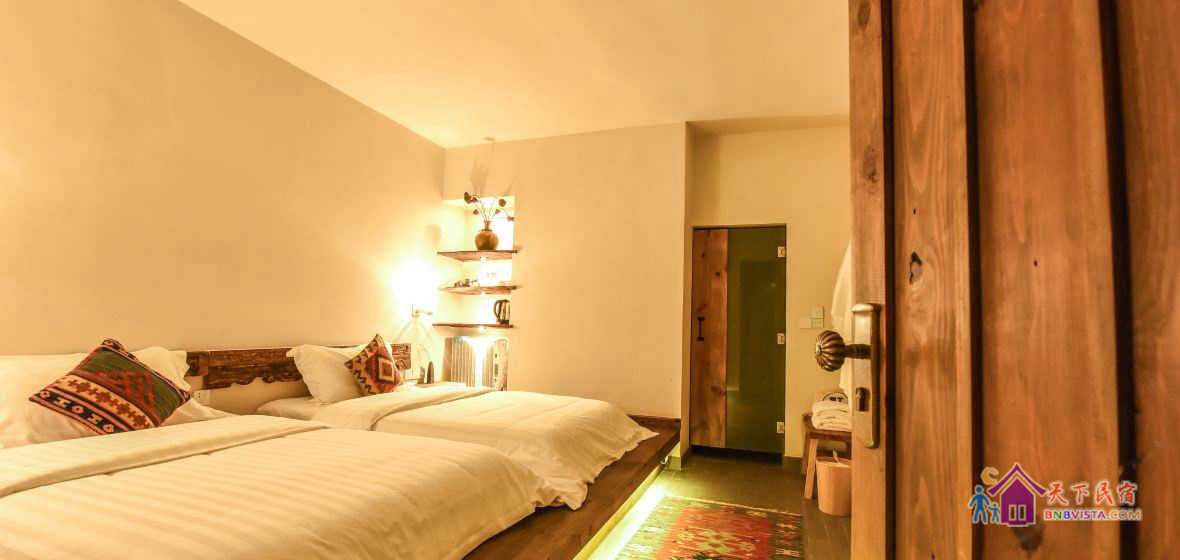 物心二楼双床间