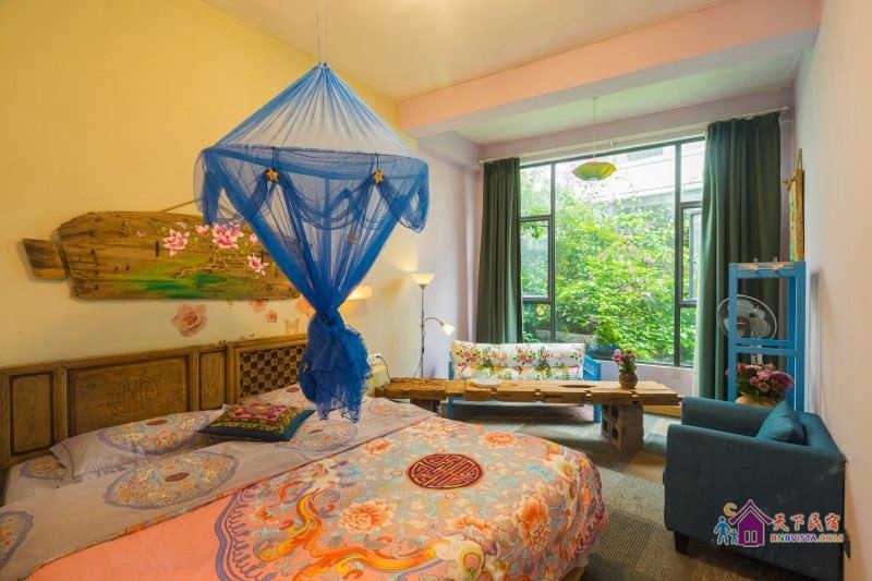 花开星落洱海边·风情大床