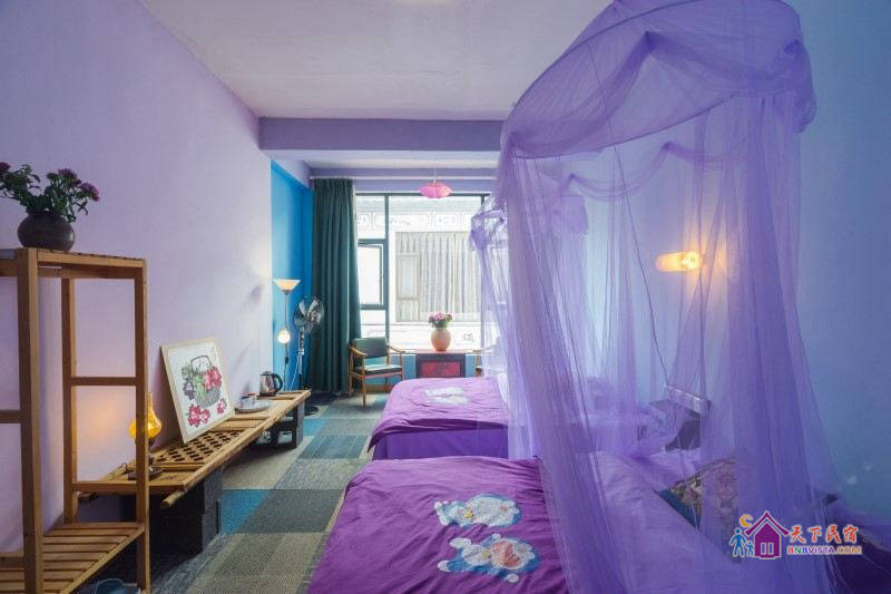 270度苍山云·顶楼露台观景大床