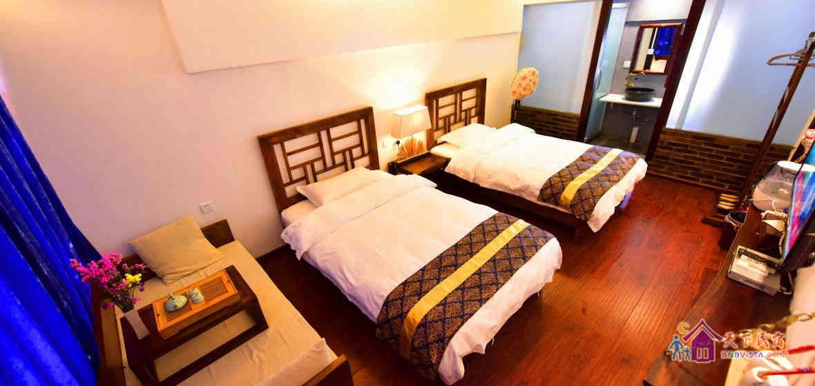 一帘幽梦双床房