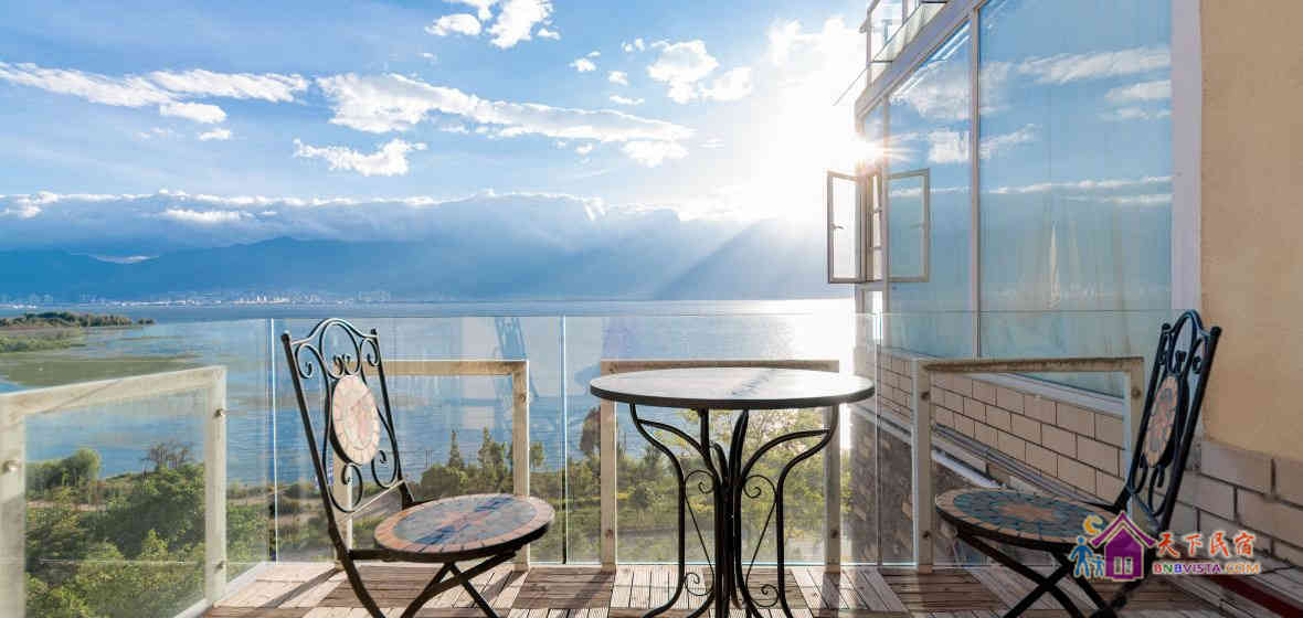 浪漫法式海景露台大床房