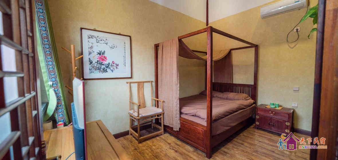 中式古典大床房·赭石