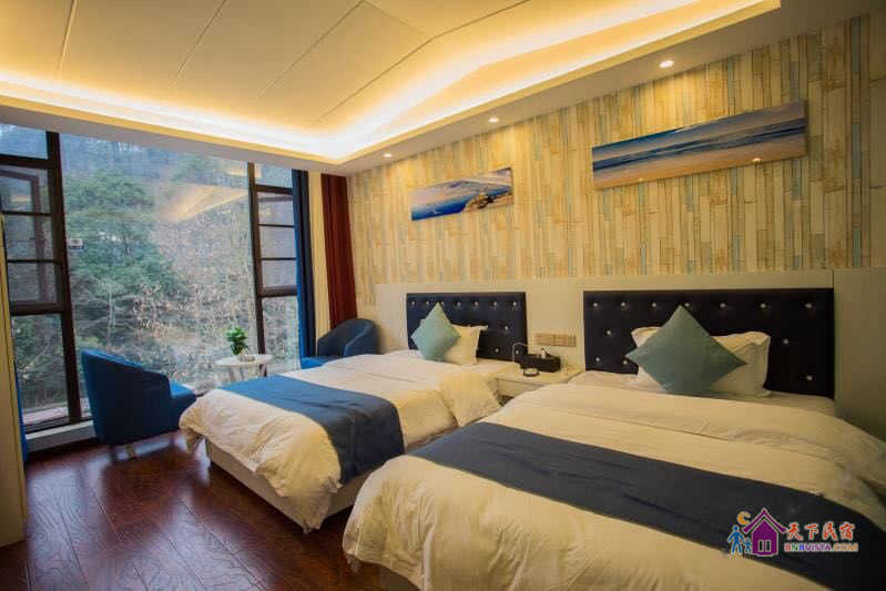 豪华景观主题双床间