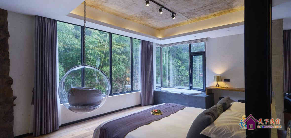 山院一素枝景观大床