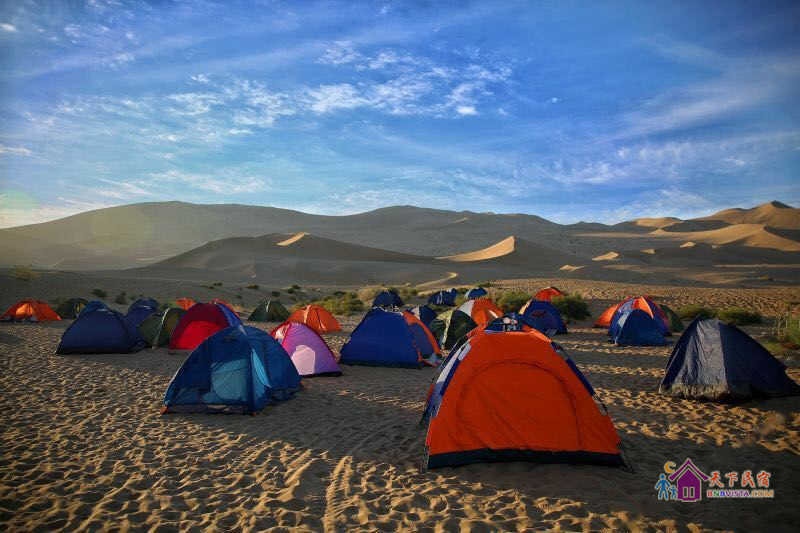 沙漠露营双人帐篷房
