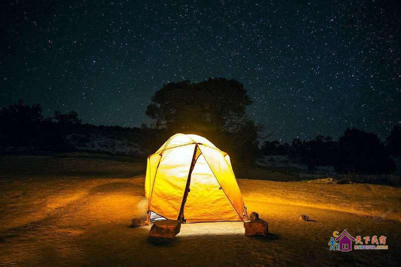 沙漠狂欢-星空露营四人帐篷房