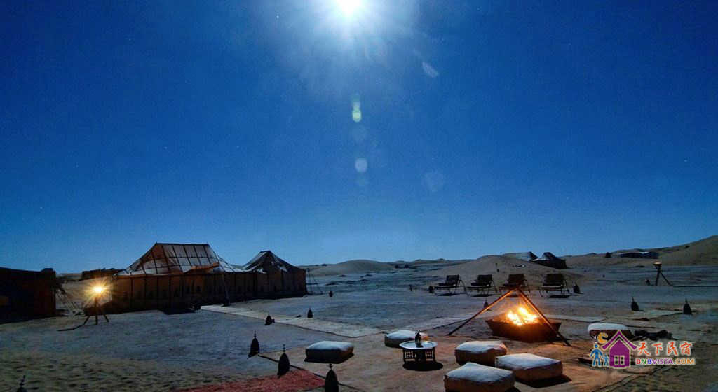 沙漠露营双人帐篷房