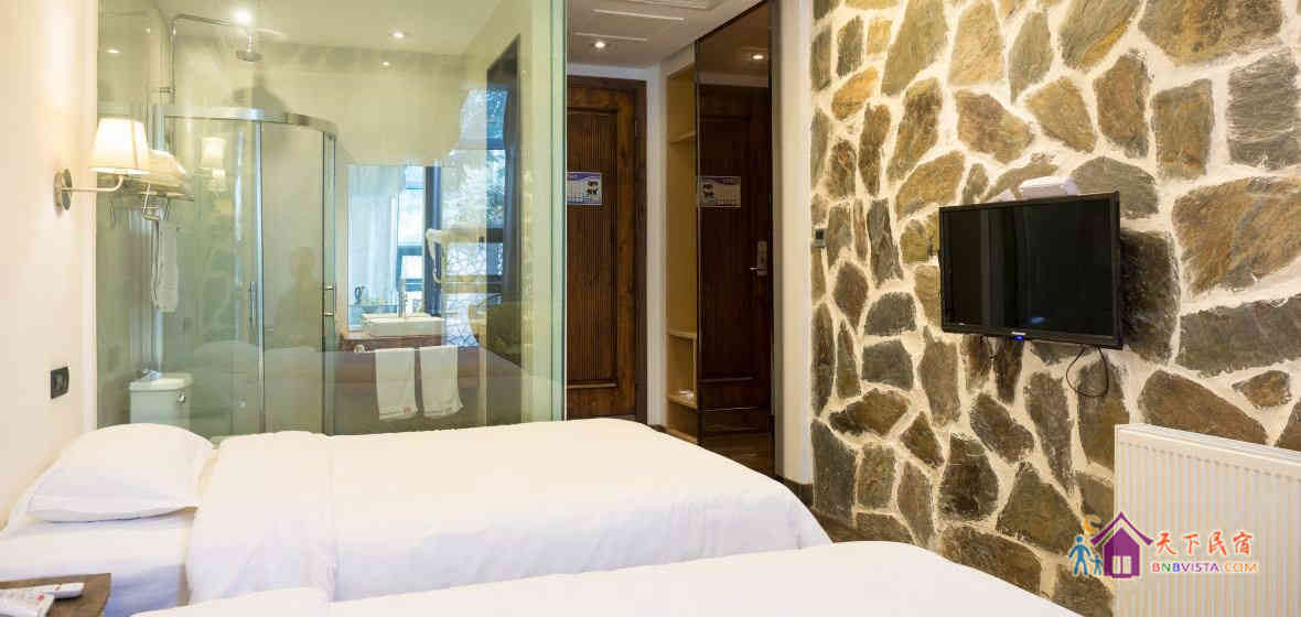 豪华院景双床房