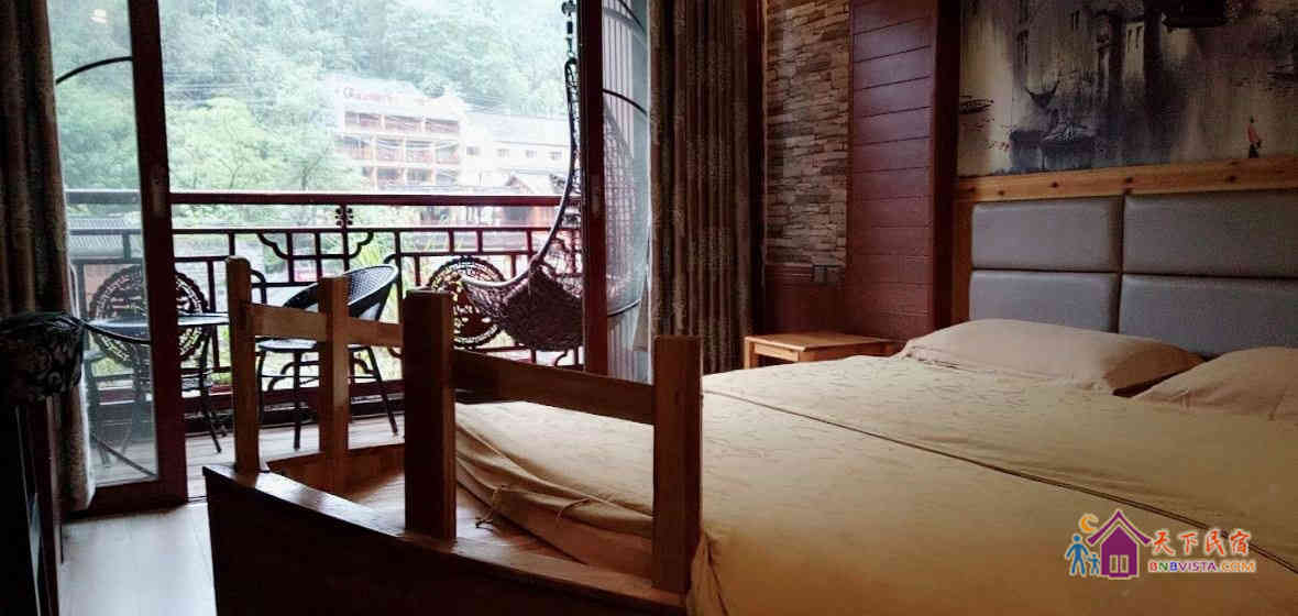 渔舟唱晚(临江阳台大床)