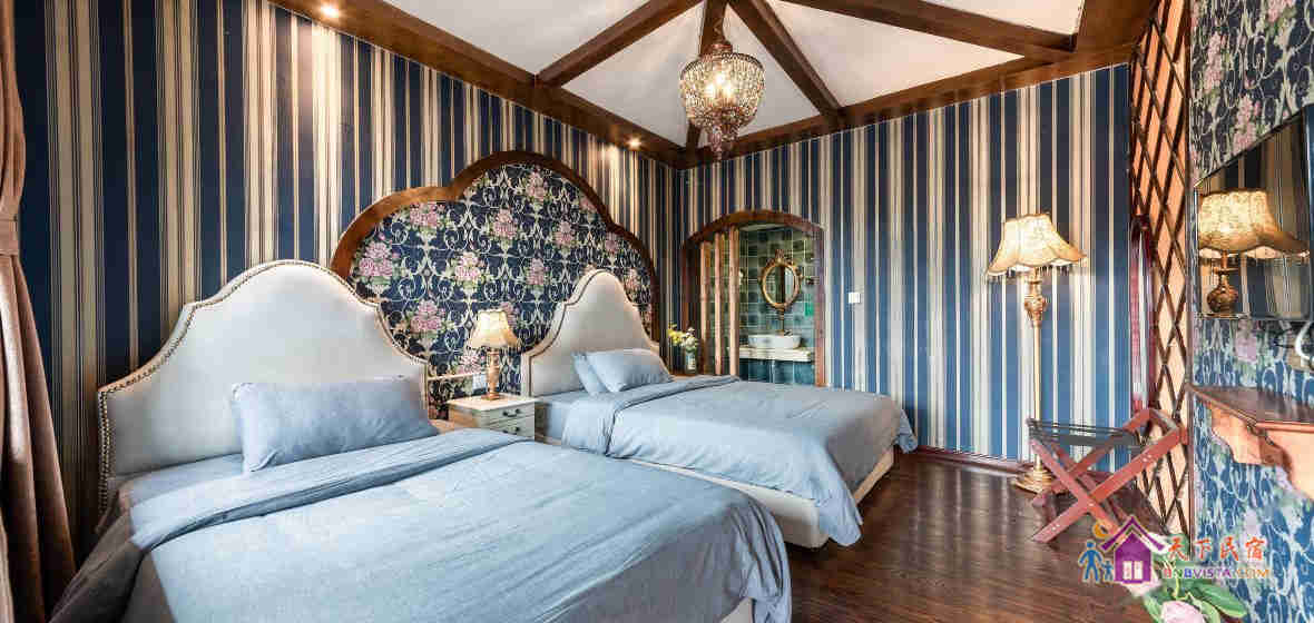 冬雪江景双床房