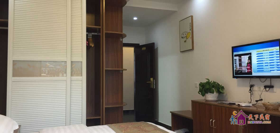 中式阳台大床房