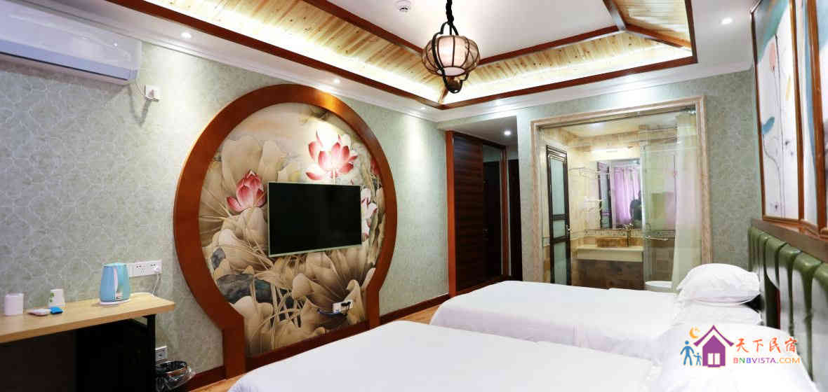 荷塘月色双床房