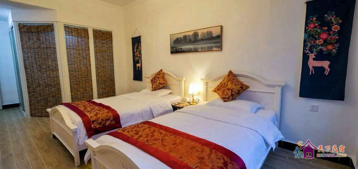 花园阳台双标间