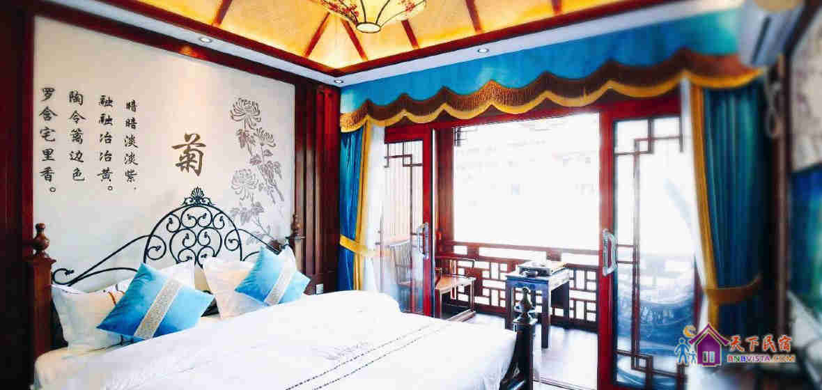 江景阳台复古大床房