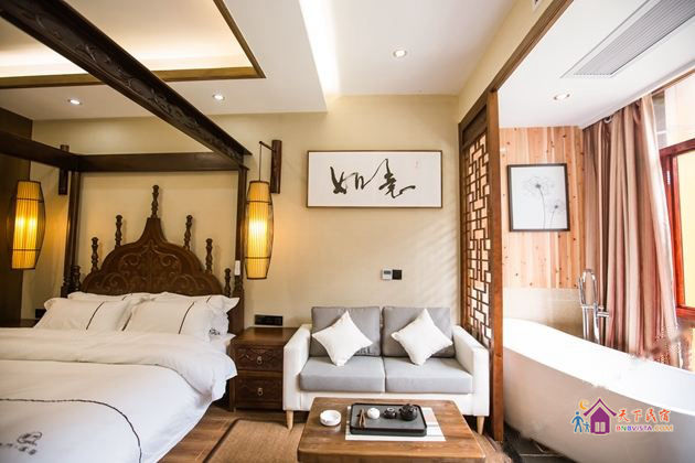 溪·拈花江景房