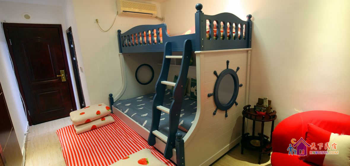 地中海母子豪华三人床房