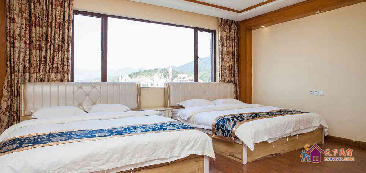 山顶温泉豪华别墅9房16床