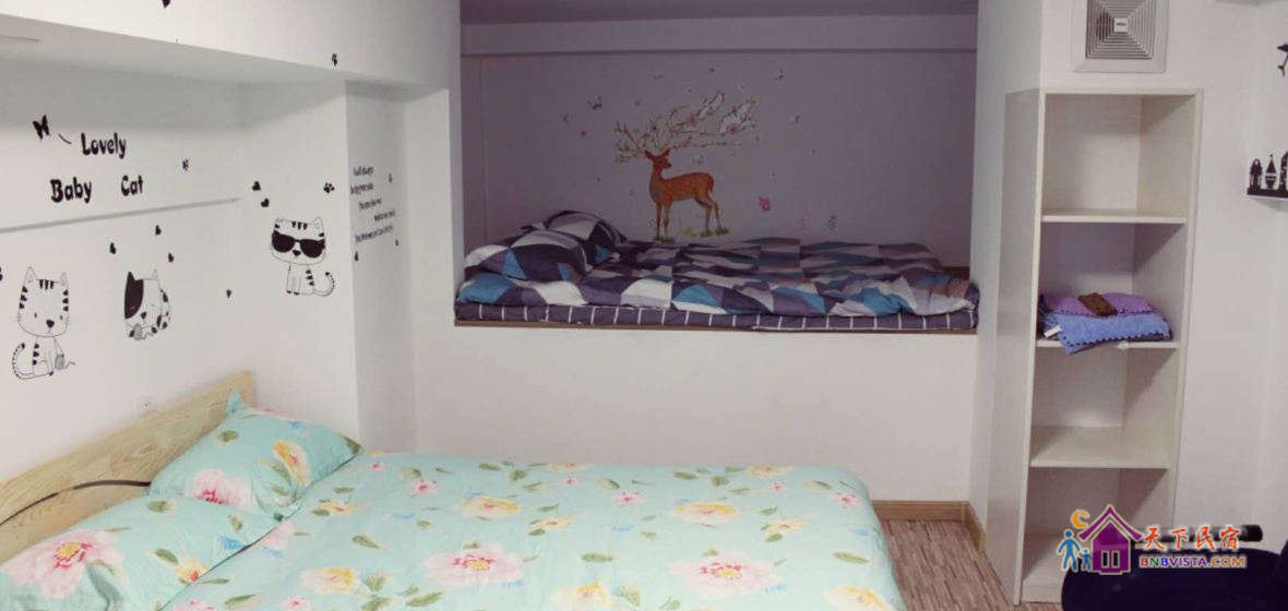 定海古城亲子双床房