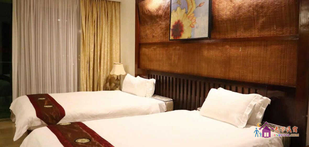 私家温泉双床房