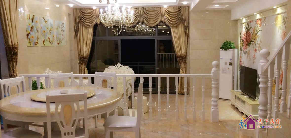 豪华九房15床温泉度假别墅