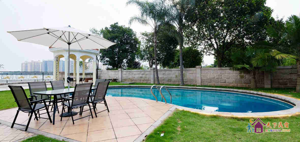 水云天7房11床麻将烧烤KTV泳池湖景别墅