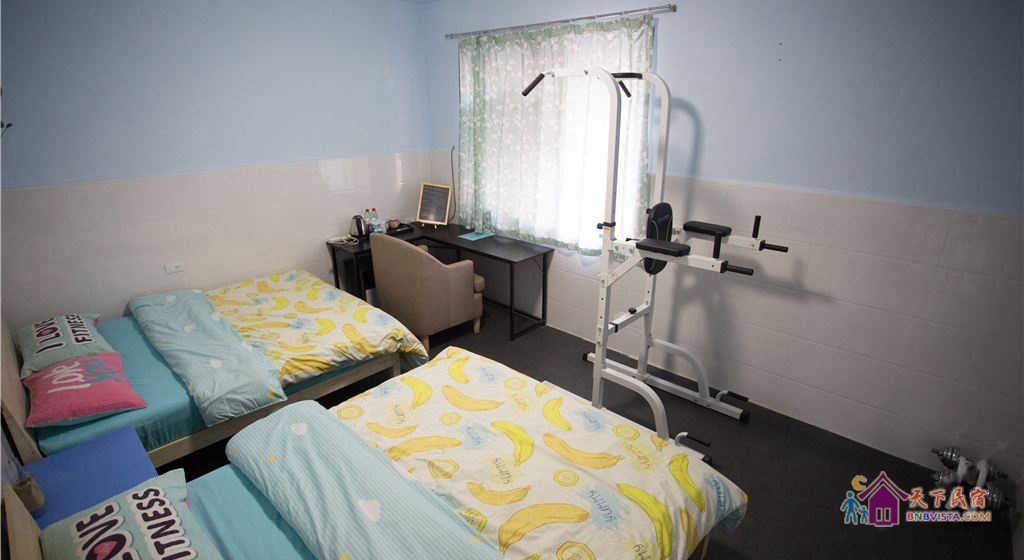 健身双床主题房