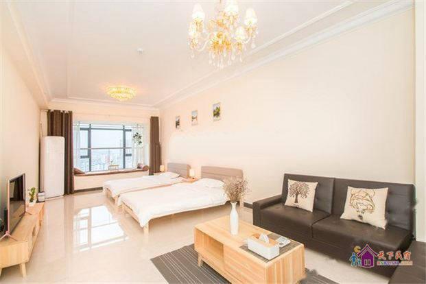 清新公寓双床房