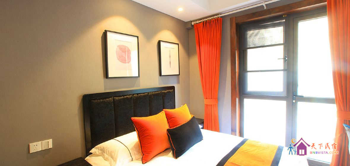 等叶落大床独立花园房