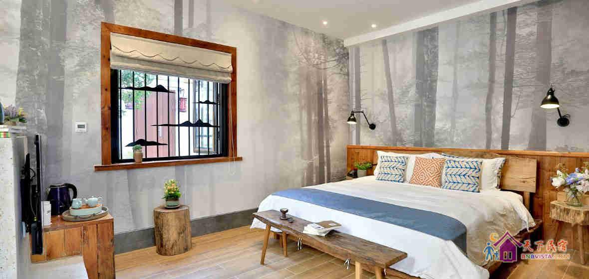 小桥流水大床房