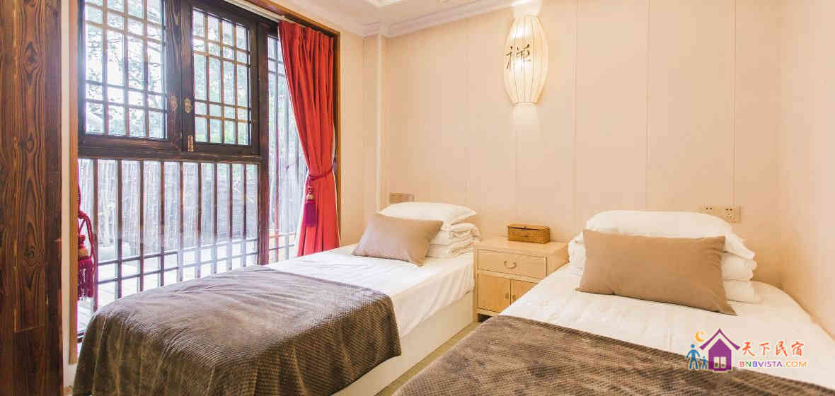 洞澈庭院双床套房