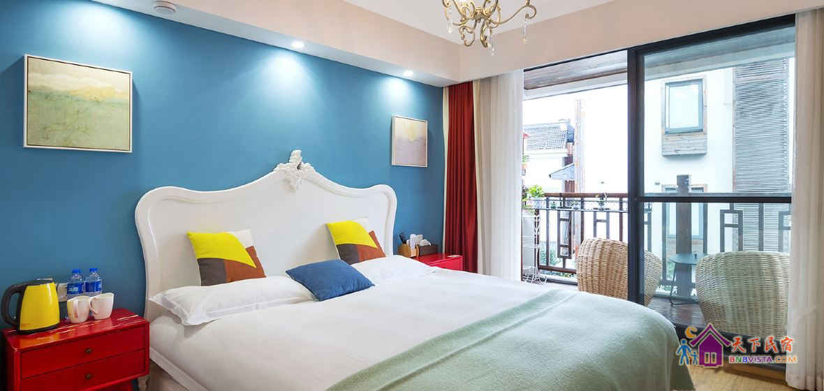 天空之城阳台大床房