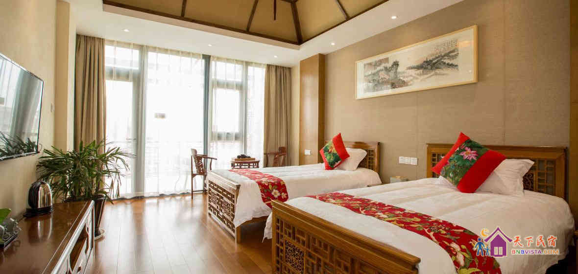 河景露台景观双床房