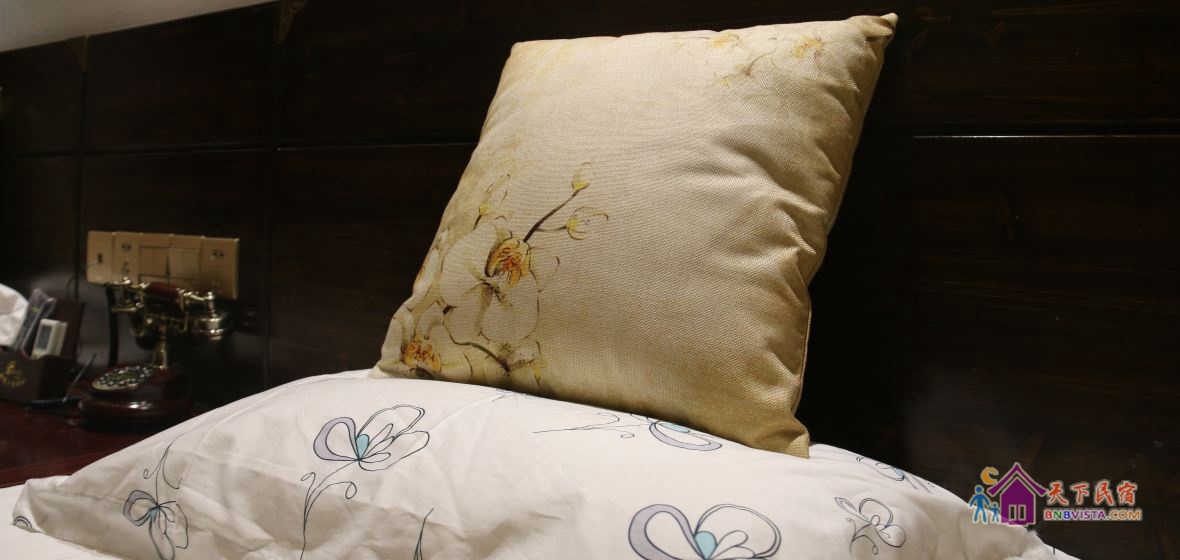 玉兰花居徽式双床间