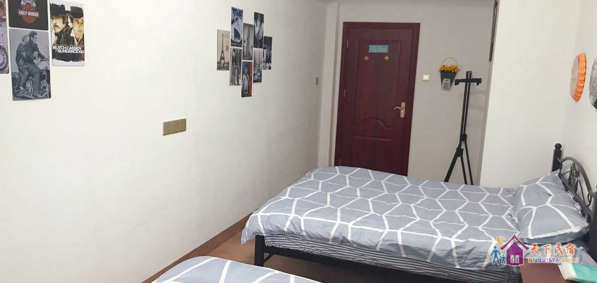 复古工业风双床房