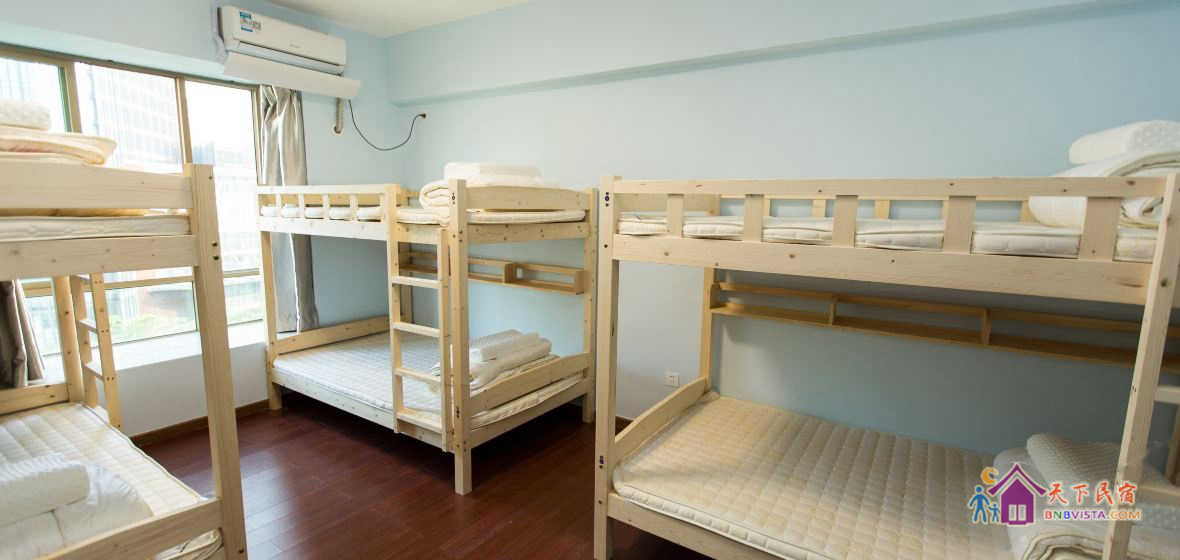 power男生六人房(床位)