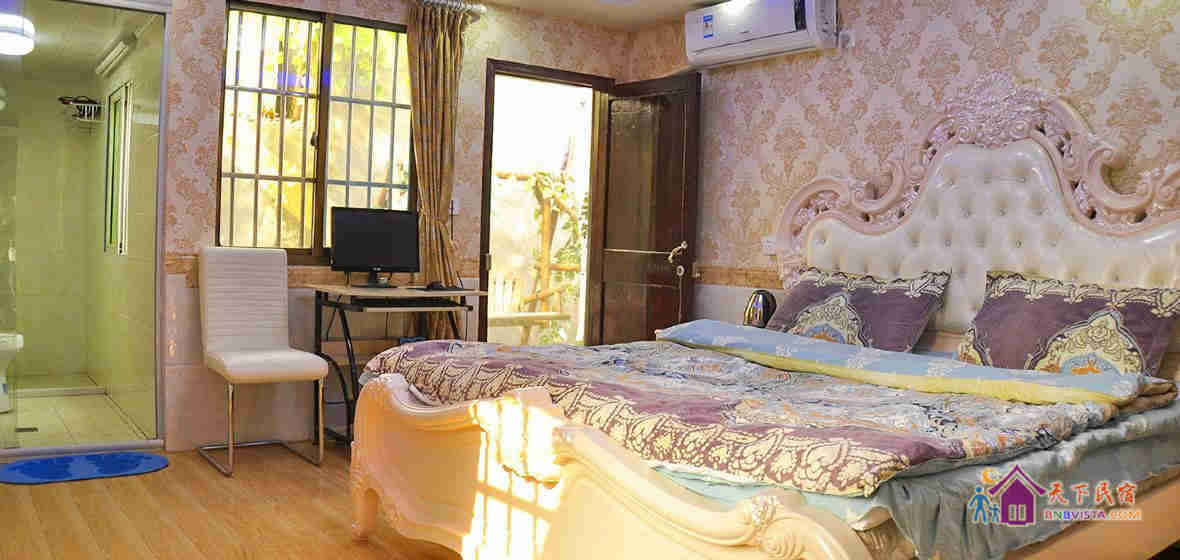 带30平方私密院子豪华欧式大床房